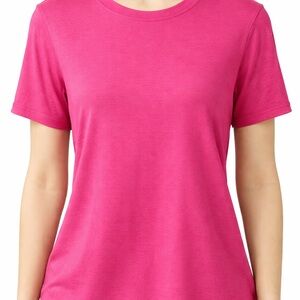 Zenana Hot Pink Short Sleeve Tee – Women’s 1X